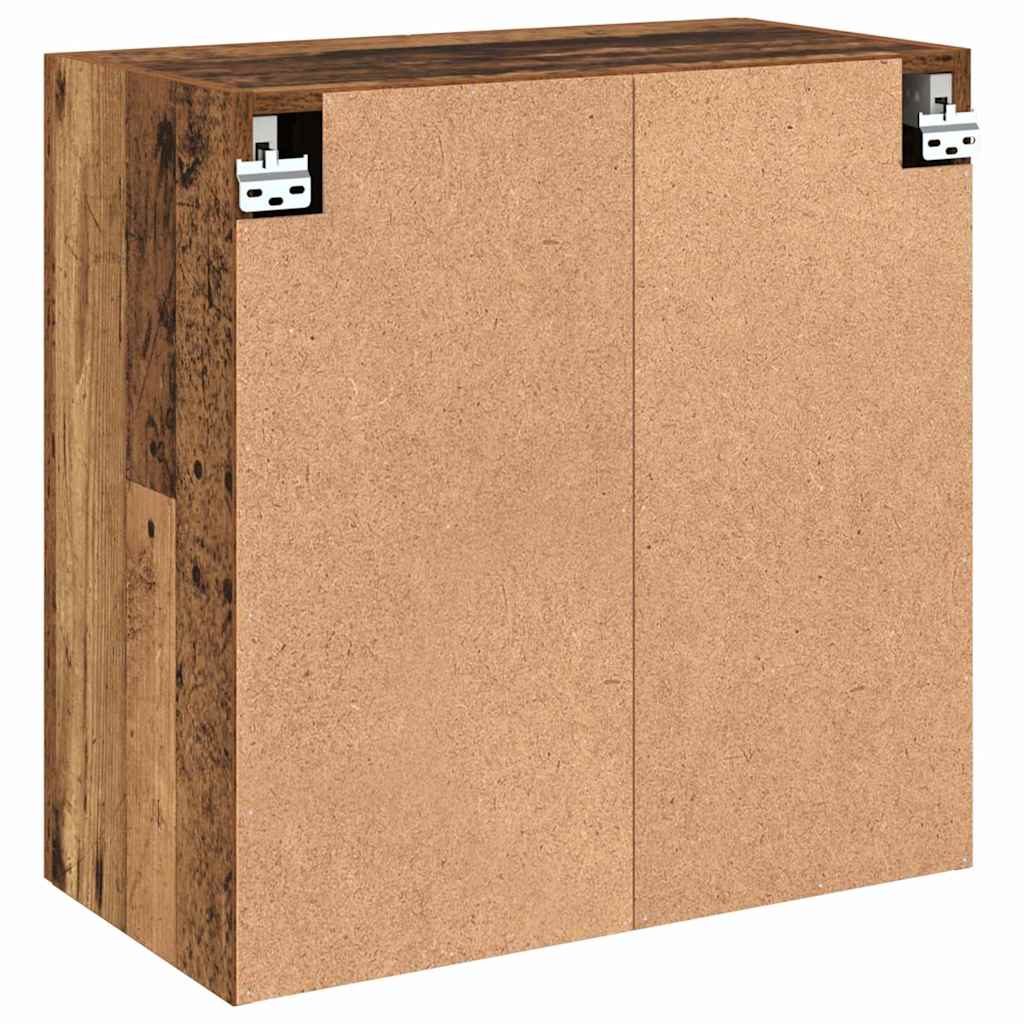 vidaXL Wandschrank Wandmontiert Altholz 60 x 31 x 60 cm Holzwerkstoff