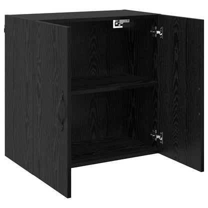 vidaXL Wandschrank Schwarz Eichen-Optik 60 x 31 x 60 cm Holzwerkstoff