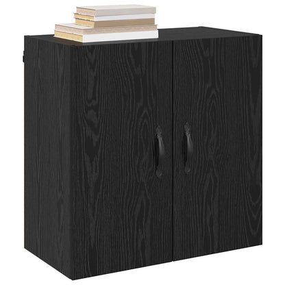 vidaXL Wandschrank Schwarz Eichen-Optik 60 x 31 x 60 cm Holzwerkstoff