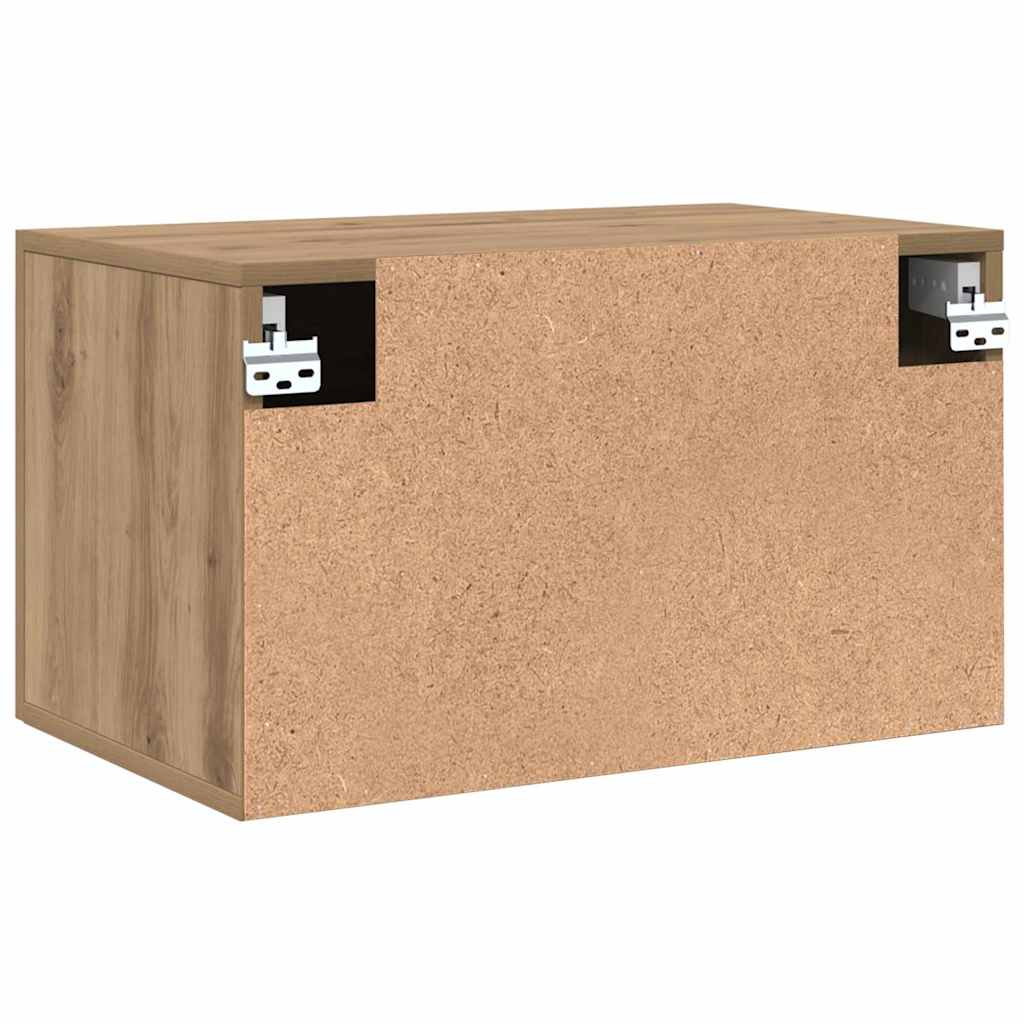 vidaXL Wandschrank Artisan-Eiche 60 x 36,5 x 35 cm Holzwerkstoff