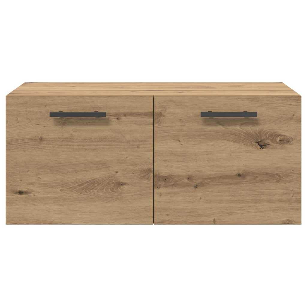 vidaXL Wandschrank Artisan-Eiche 80 x 36.5 x 35 cm Holzwerkstoff