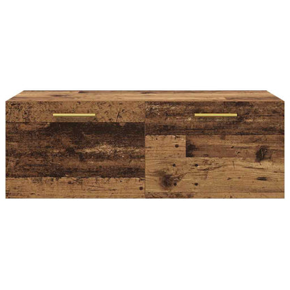 vidaXL Wandschrank Altholz 100 x 36,5 x 35 cm Holzwerkstoff