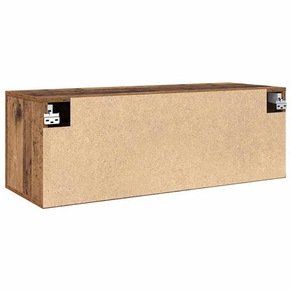 Wandschrank Altholz 100 x 36,5 x 35 cm Holzwerkstoff