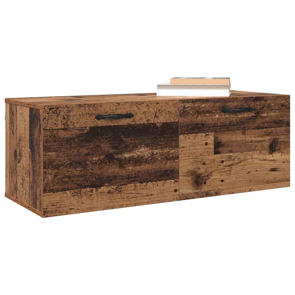 Wandschrank Altholz 100 x 36,5 x 35 cm Holzwerkstoff