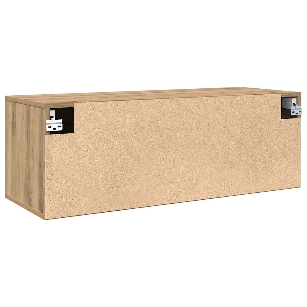 vidaXL Wandschrank Artisan-Eiche 100 x 36,5 x 35 cm Holzwerkstoff