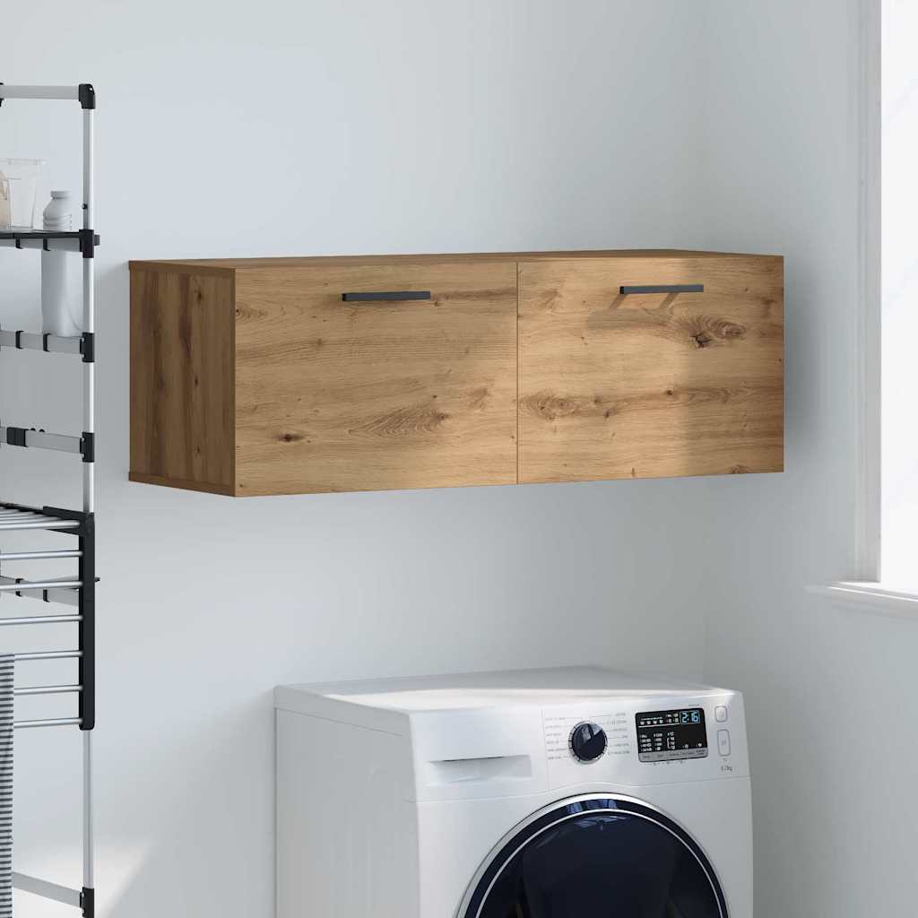 vidaXL Wandschrank Artisan-Eiche 100 x 36,5 x 35 cm Holzwerkstoff