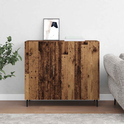 vidaXL Sideboard Altholz 90 x 34 x 80 cm Holzwerkstoff