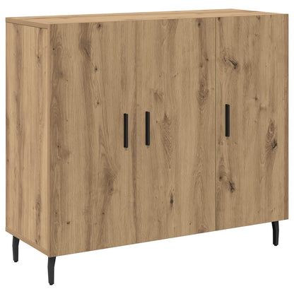 vidaXL Sideboard Artisan-Eiche 90 x 34 x 80 cm Holzwerkstoff