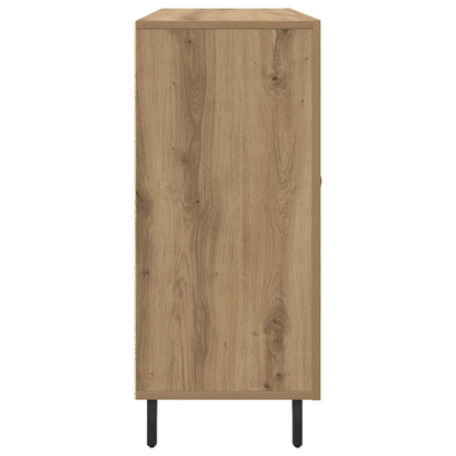 vidaXL Sideboard Artisan-Eiche 90 x 34 x 80 cm Holzwerkstoff