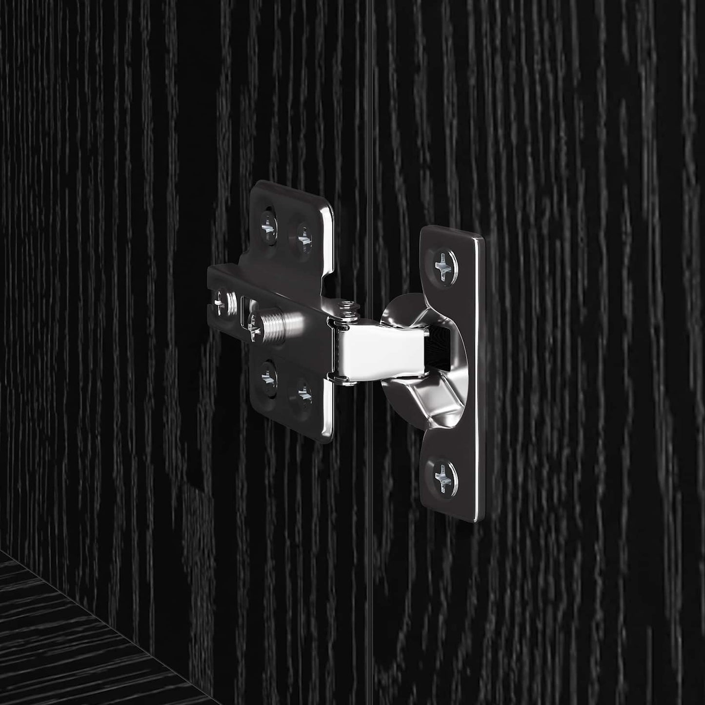 vidaXL TV-Schränk Schwarz Eichen-Optik 150 x 30 x 50 cm Holzwerkstoff