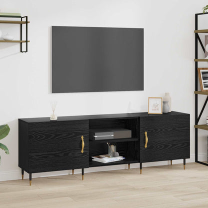 vidaXL TV-Schränk Schwarz Eichen-Optik 150 x 30 x 50 cm Holzwerkstoff