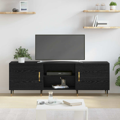 vidaXL TV-Schränk Schwarz Eichen-Optik 150 x 30 x 50 cm Holzwerkstoff