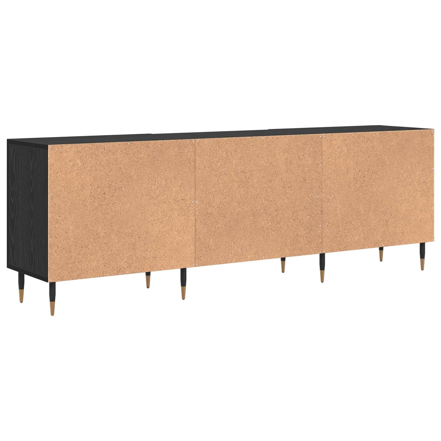 vidaXL TV-Schränk Schwarz Eichen-Optik 150 x 30 x 50 cm Holzwerkstoff