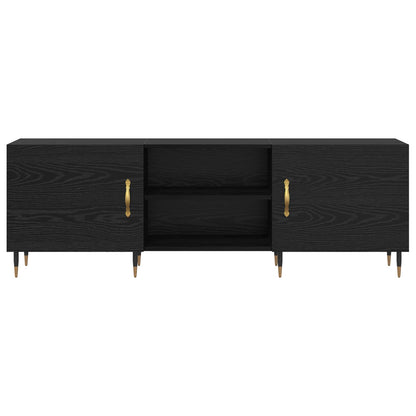 vidaXL TV-Schränk Schwarz Eichen-Optik 150 x 30 x 50 cm Holzwerkstoff