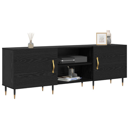 vidaXL TV-Schränk Schwarz Eichen-Optik 150 x 30 x 50 cm Holzwerkstoff