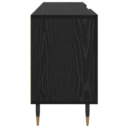 vidaXL TV-Schränk Schwarz Eichen-Optik 150 x 30 x 50 cm Holzwerkstoff