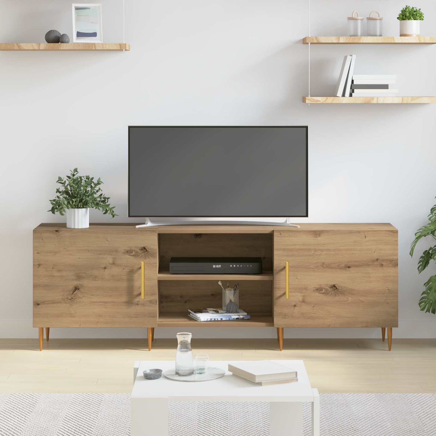 vidaXL TV-Schränk Artisan-Eiche 150 x 30 x 50 cm Holzwerkstoff