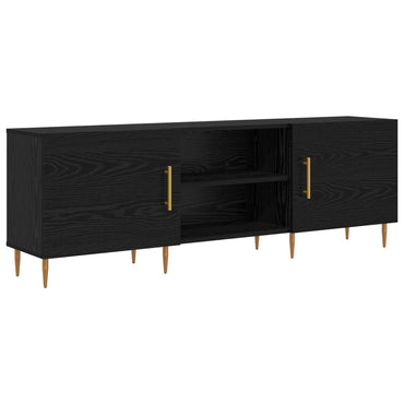 vidaXL TV-Schränk Schwarz Eichen-Optik 150 x 30 x 50 cm Holzwerkstoff