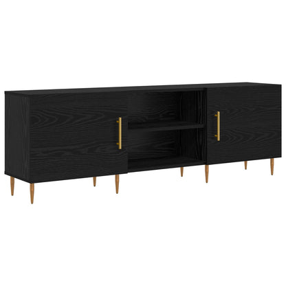 vidaXL TV-Schränk Schwarz Eichen-Optik 150 x 30 x 50 cm Holzwerkstoff