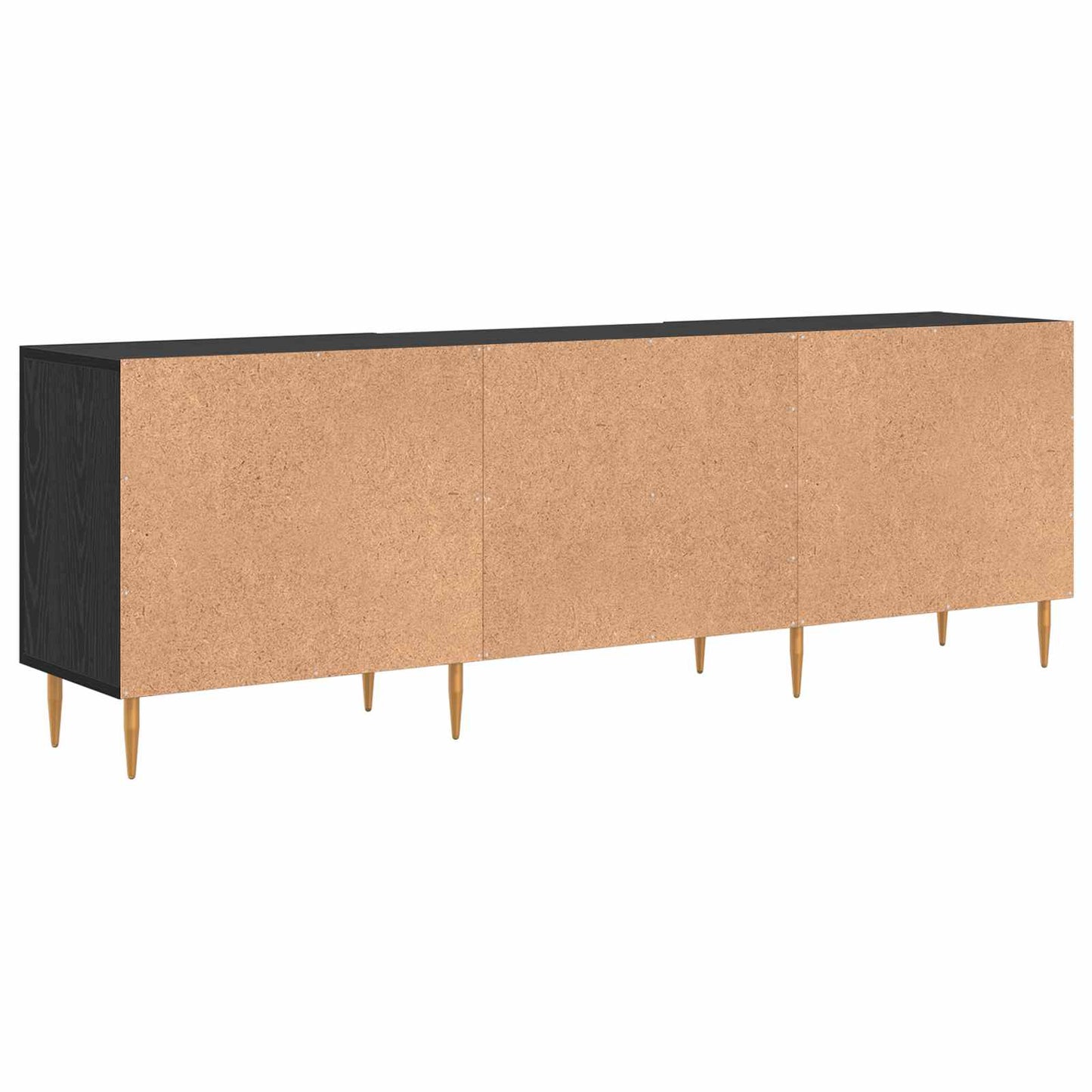 vidaXL TV-Schränk Schwarz Eichen-Optik 150 x 30 x 50 cm Holzwerkstoff
