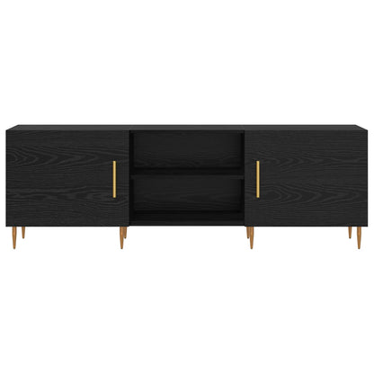 vidaXL TV-Schränk Schwarz Eichen-Optik 150 x 30 x 50 cm Holzwerkstoff