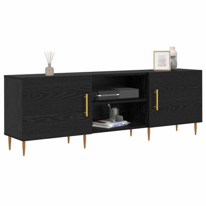 vidaXL TV-Schränk Schwarz Eichen-Optik 150 x 30 x 50 cm Holzwerkstoff