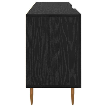 vidaXL TV-Schränk Schwarz Eichen-Optik 150 x 30 x 50 cm Holzwerkstoff