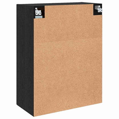 Wandschrank Schwarz 69,5 x 34 x 90 cm Holzwerkstoff