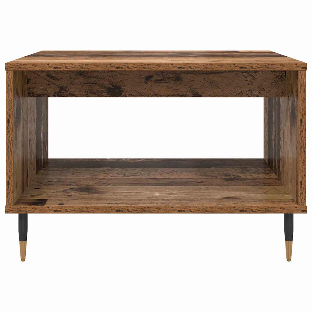 vidaXL Table basse en bois recyclé 60 x 50 x 40 cm, bois d'ingénierie