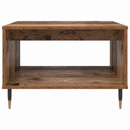 vidaXL Table basse en bois recyclé 60 x 50 x 40 cm, bois d'ingénierie