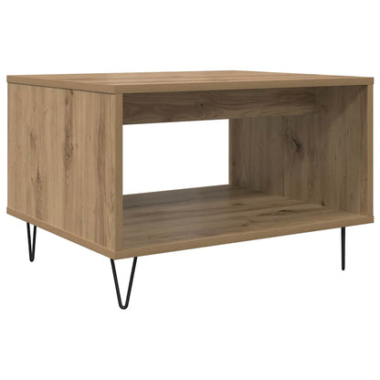vidaXL Couchtisch Artisan-Eiche 60 x 50 x 40 cm Holzwerkstoff