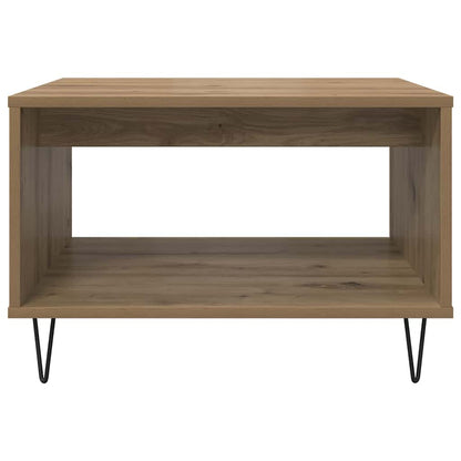 vidaXL Couchtisch Artisan-Eiche 60 x 50 x 40 cm Holzwerkstoff