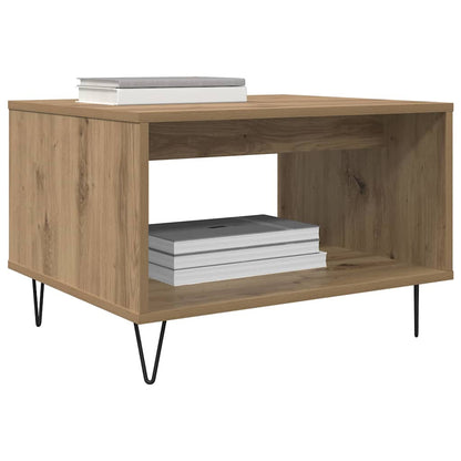 vidaXL Couchtisch Artisan-Eiche 60 x 50 x 40 cm Holzwerkstoff