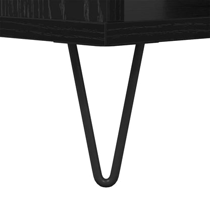 vidaXL Couchtisch Schwarz Eichen-Optik 60 x 50 x 40 cm Holzwerkstoff