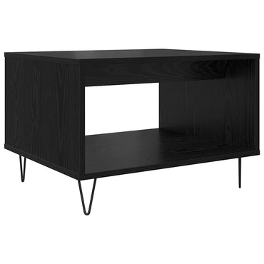 vidaXL Couchtisch Schwarz Eichen-Optik 60 x 50 x 40 cm Holzwerkstoff