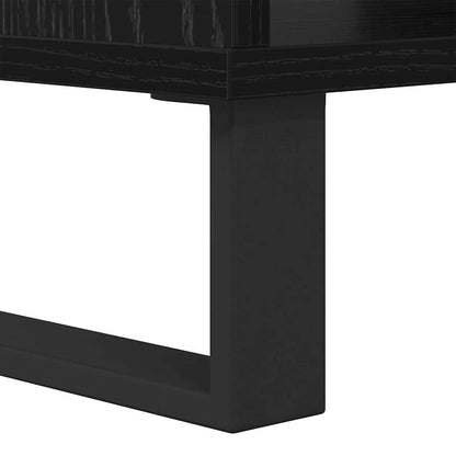 vidaXL Couchtisch Schwarz Eichen-Optik 60 x 50 x 40 cm Holzwerkstoff