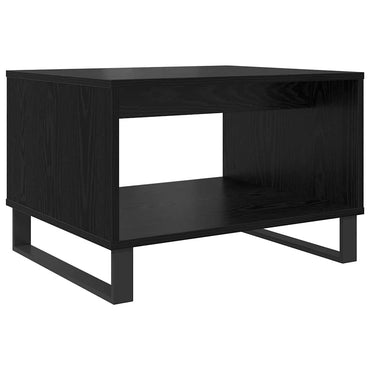 vidaXL Couchtisch Schwarz Eichen-Optik 60 x 50 x 40 cm Holzwerkstoff