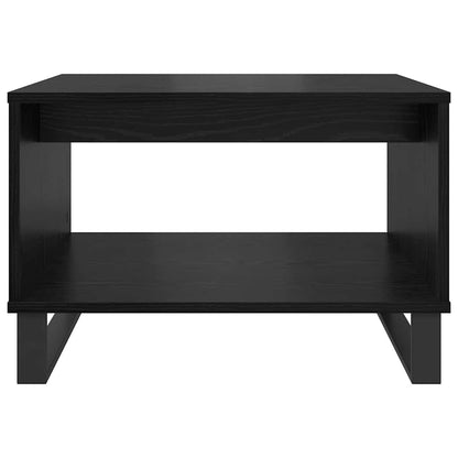 vidaXL Couchtisch Schwarz Eichen-Optik 60 x 50 x 40 cm Holzwerkstoff