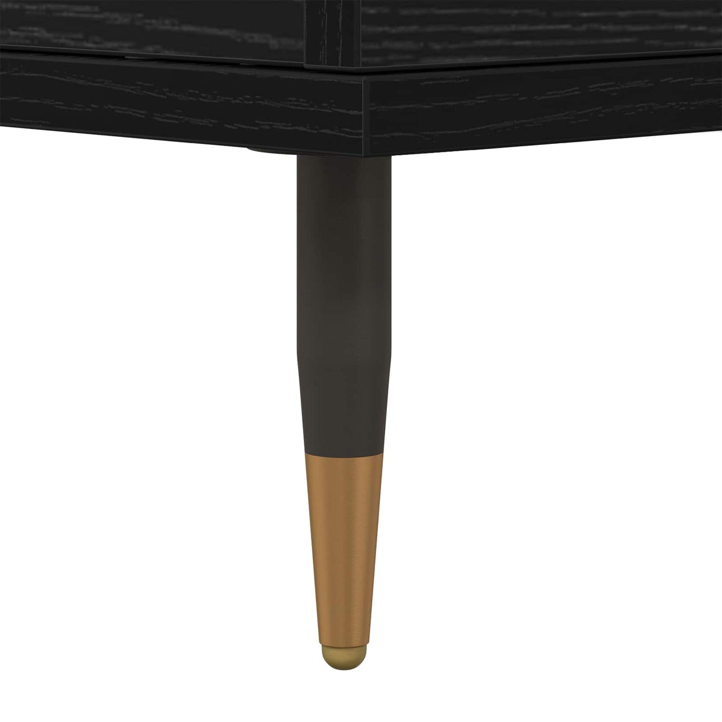 vidaXL Hochboard Schwarz 60 x 36 x 110 cm Holzwerkstoff