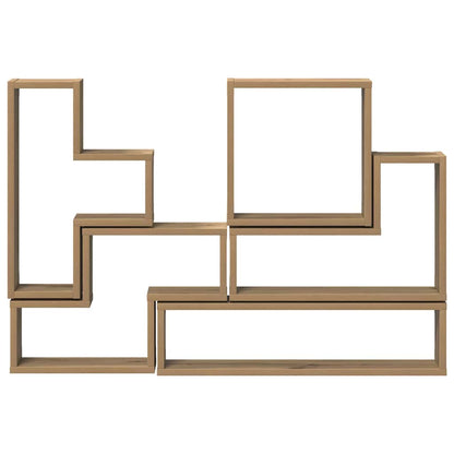 vidaXL Wandwürfel Artisan-Eiche 96 x 12 x 64 cm Holzwerkstoff