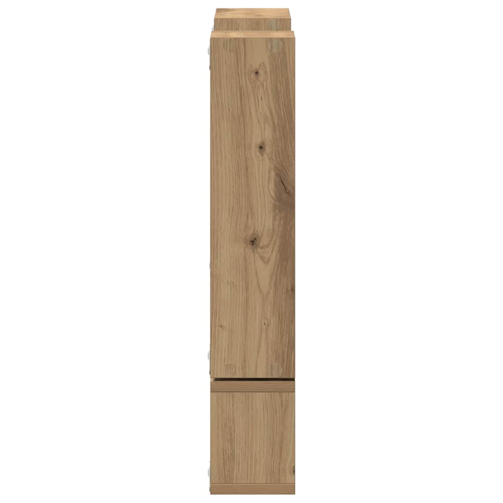 vidaXL Wandwürfel Artisan-Eiche 96 x 12 x 64 cm Holzwerkstoff