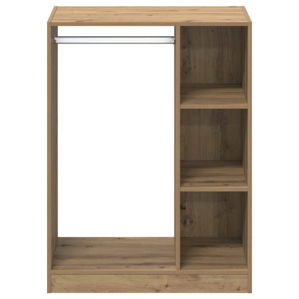 Kleiderschrank mit Regal Artisan-Eiche 77 x 48 x 102 cm