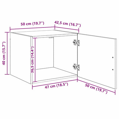 Wandschrank Altholz 50 x 42,5 x 40 cm Holzwerkstoff