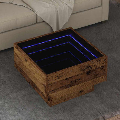 vidaXL Couchtisch Altholz 50 x 50 x 30 cm Holzwerkstoff