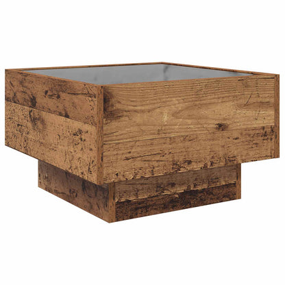 vidaXL Couchtisch Altholz 50 x 50 x 30 cm Holzwerkstoff