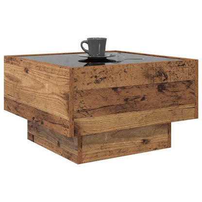 vidaXL Couchtisch Altholz 50 x 50 x 30 cm Holzwerkstoff