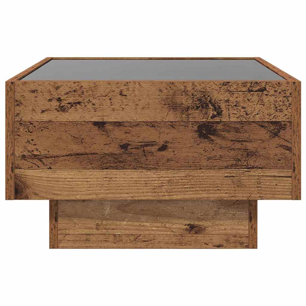 vidaXL Couchtisch Altholz 50 x 50 x 30 cm Holzwerkstoff