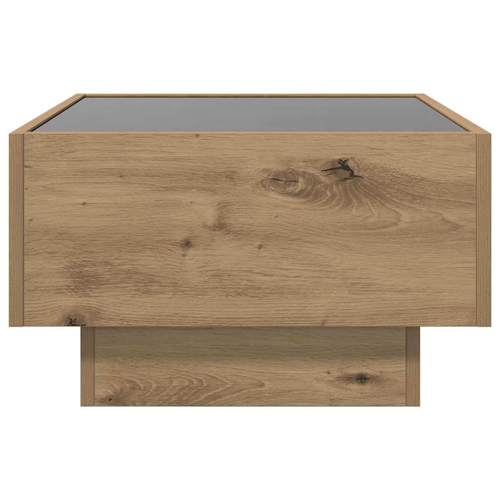 vidaXL Couchtisch Artisan-Eiche 50 x 50 x 30 cm Holzwerkstoff