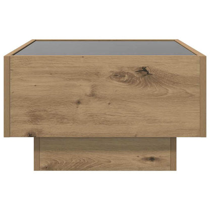 vidaXL Couchtisch Artisan-Eiche 50 x 50 x 30 cm Holzwerkstoff