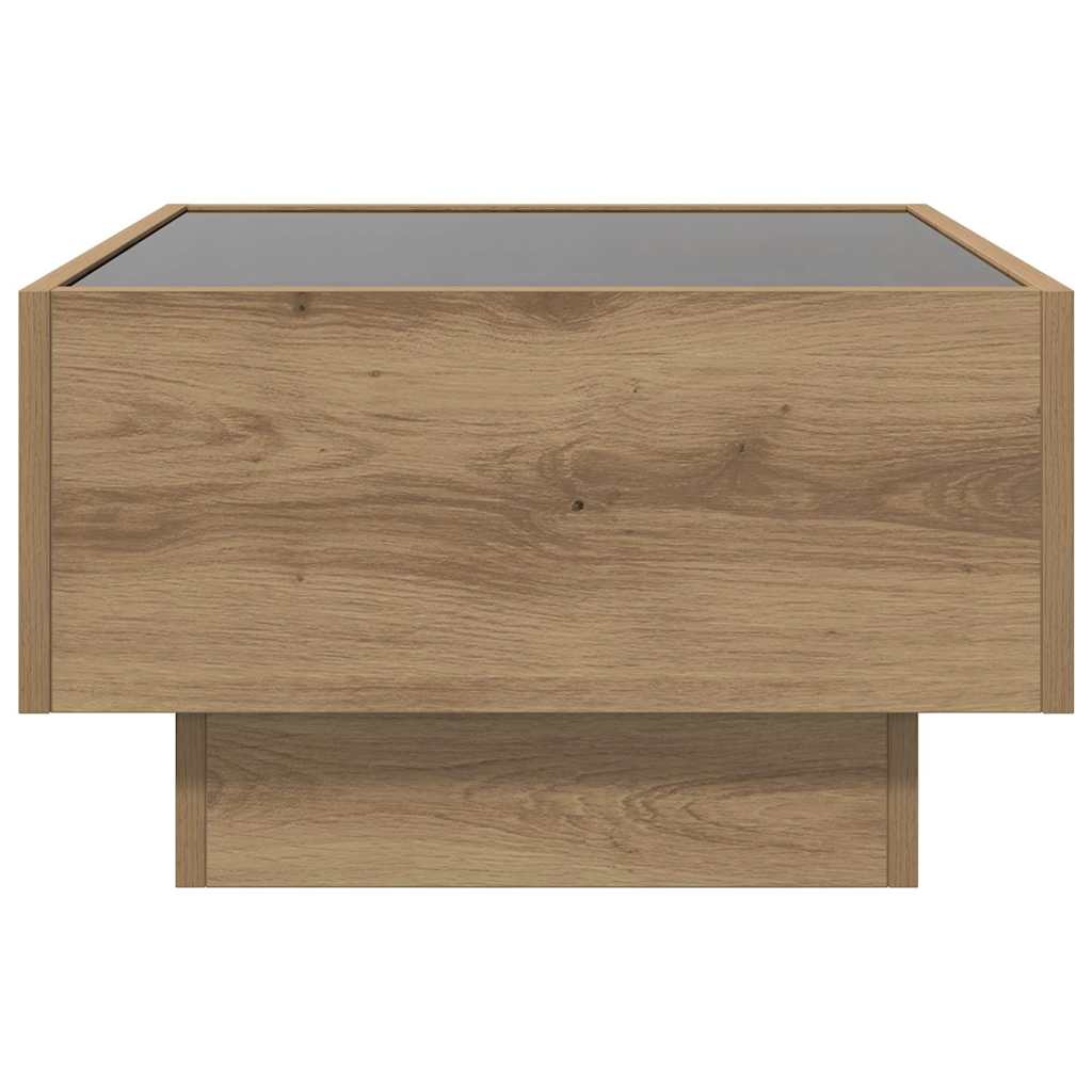 vidaXL Couchtisch Artisan-Eiche 50 x 50 x 30 cm Holzwerkstoff